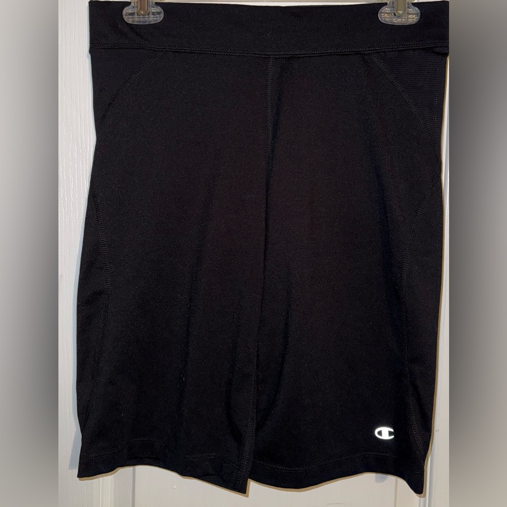 Champion Black Long Biker Shorts Size S